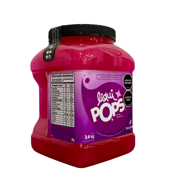 LiquiPops — perlas explosivas liquipops sabor a ice pink x 3400 gr  3